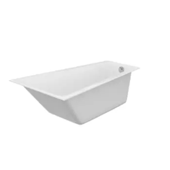 Ванна акриловая Cersanit CREA 160x100 см, асимметричная, левая, цвет белый
