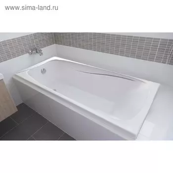 Ванна акриловая Eurolux TROYA 17075, 170x75x47 см, без каркаса