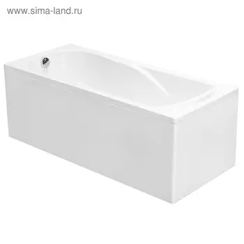 Ванна акриловая Roca Uno 160 x 75 см, прямоугольная, цвет белый