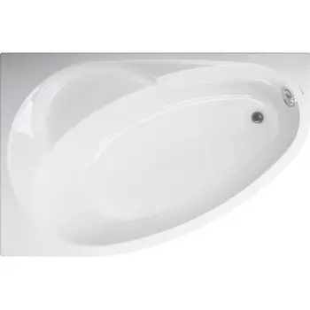 Ванна акриловая VAGNERPLAST FLORA VРBA151FLA3LX-04, 150 х 100 см, без каркаса, левая