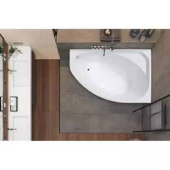 Ванна акриловая VAGNERPLAST HAPI VPBA170HAP3PX-04, 170 х 110 см, без каркаса, правая