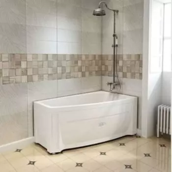 Ванна акриловая Vannesa 2-01-0-2-1-216Ч "Ирма", 149 х 96 см, без каркаса, правая