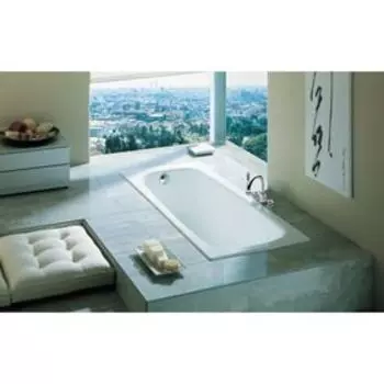 Ванна чугунная Roca Continental, 160 x 70 см, противоскользящее покрытие