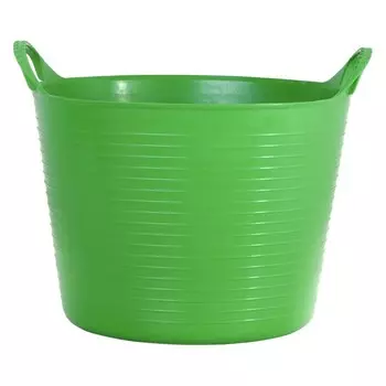 Ведро строительное, 40 л, гибкое, пластик, зелёное