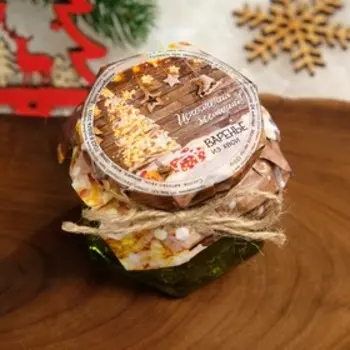 Новый год. Варенье подарочное новогоднее "Исполнения желаний" из хвои, 100мл