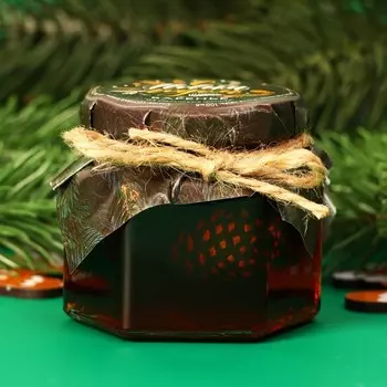 Варенье подарочное новогоднее "С Новым годом!" из сосновой шишки, 100 мл