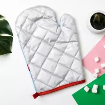 Варежка Доляна "Фламинго"цв.голубой, 26*16 см, 100% п/э