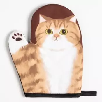 Варежка Доляна Котики "Муся" 24*18 см, 100% п/э