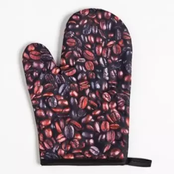 Варежка-прихватка Доляна «Зёрна», 26х16 см, 100% п/э