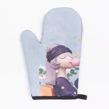 Варежка Этель Девушки "Девушка с мечтами" 26*16 см, 100% п/э