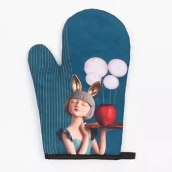 Варежка Этель Девушки "Девушка с яблоком" 26*16 см, 100% п/э