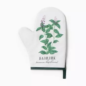 Варежка-прихватка «Базилик», 2027 см,100% п/э