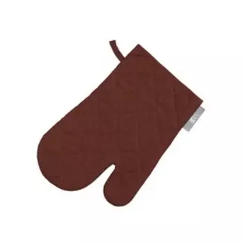 Варежка-прихватка Brown, размер 18х30 см, цвет коричневый
