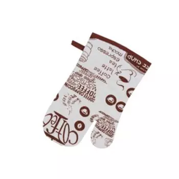 Варежка-прихватка Coffee, размер 18х30 см, цвет коричневый