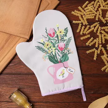 Варежка-прихватка «Доляна. Букет», 2028 см, 35% хлопок, 65% п/э, ватин 250 г/м