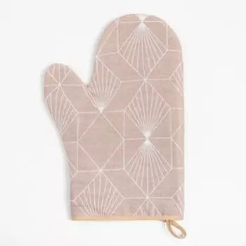 Варежка-прихватка "Доляна" Geometry 20х27 см, 100% хлопок, ватин 250г/м2