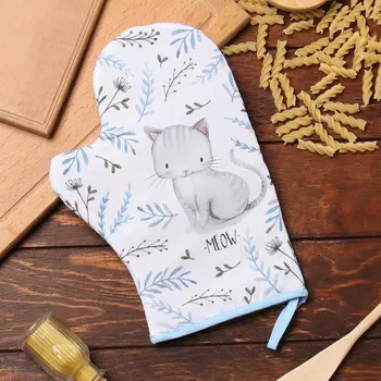 Варежка-прихватка «Доляна. Котенок», 2028 см, 35% хлопок, 65% п/э, ватин 250 г/м