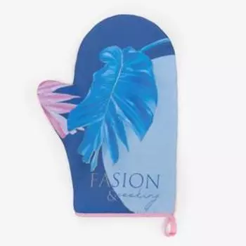 Варежка-прихватка "Доляна" Тропики 24х32см,габардин, 35% х/л, 65% п/э, ватин 250г/м2