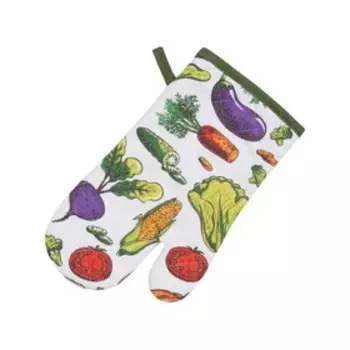 Варежка-прихватка Harvest, размер 18х30 см, цвет зеленый