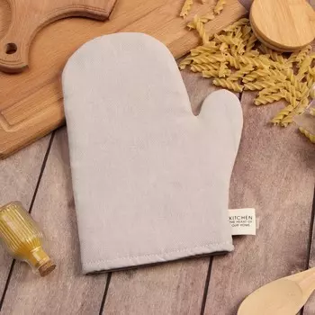 Варежка-прихватка «Этель» Calm, 2027 см, 100% хлопок, рогожка 186 г/м