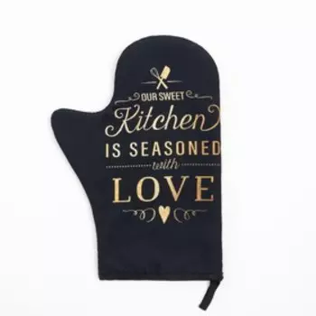 Варежка-прихватка Kitchen 20х28см,35% х/л,65% п/э,ватин 250г/м2