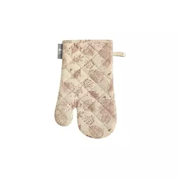 Варежка-прихватка Nordic Holiday, размер 18х30 см, цвет бежевый