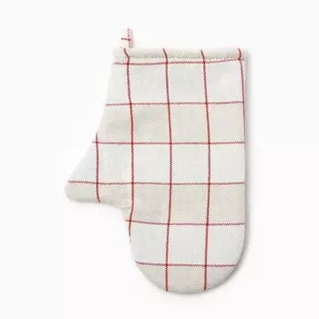 Варежка-прихватка новогодняя Этель "Bright cage" 20х27см,100% хл, рогожка 186 г/м2