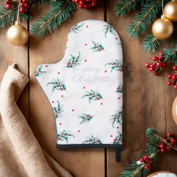 Варежка-прихватка Этель Snow fun, 2028 см, саржа, 100% хлопок, ватин 250 г/м