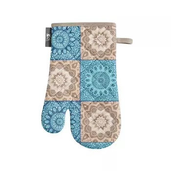 Варежка-прихватка орнамент, размер 18х30 см