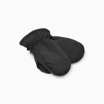 Варежки для мальчика MINAKU, чёрные, 20 см