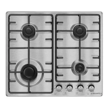 Варочная панель MAUNFELD EGHS.64.3STS-ES/G, газовая, 4 конфорки, серый