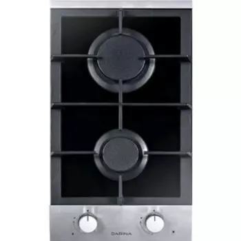 Варочная поверхность Darina 1T2 C523 X1, газовая, 2 конфорки, 29 см, цвет нерж.сталь