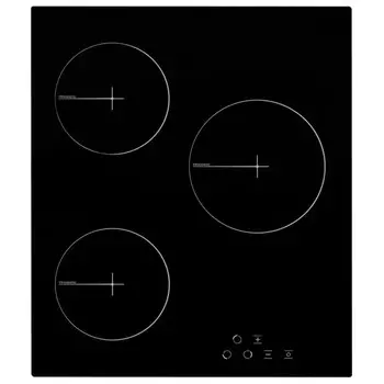 Варочная поверхность DELVENTO V45D13S001, электрическая, 3 конфорки, сенсор, чёрная