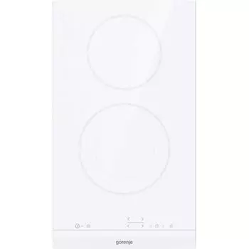 Варочная поверхность Gorenje ECT322WCSC, электрическая, 2 конфорки, сенсор, белая