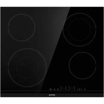 Варочная поверхность Gorenje ECT644BCSC, электрическая, 4 конфорки, сенсор, чёрная