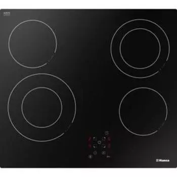 Варочная поверхность Hansa BHC66506, электрическая, 4 конфорки, сенсор, черная