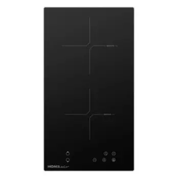 Варочная поверхность HOMSair HIY32BK, индукционная, 2 конфорки, чёрная