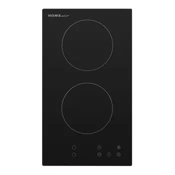 Варочная поверхность HOMSair HV32BK, электрическая, 2 конфорки, чёрная