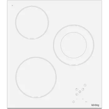 Варочная поверхность Körting HK 42031 B, электрическая, 3 конфорки, сенсор, черная