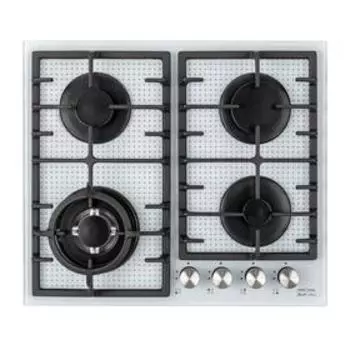 Варочная поверхность KRONA ARDORE 60 WH, газовая, 4 конфорки, белая