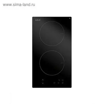 Варочная поверхность Lex EVI 320 BL, индукционная, 2 конфорки, сенсор, черная