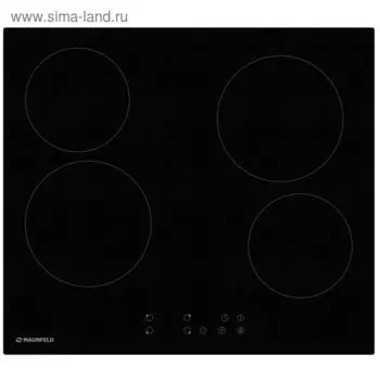 Варочная поверхность Maunfeld EVCE.594-BK, электрическая, 4 конфорки, сенсор, чёрная