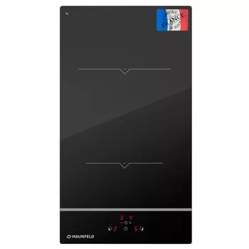 Варочная поверхность MAUNFELD MVI31.2HZ.2BT-BK, индукционная, 2 конфорки, чёрная