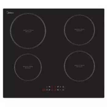 Варочная поверхность Midea MIH64100, электрическая, 4 конфорки, сенсор, черная
