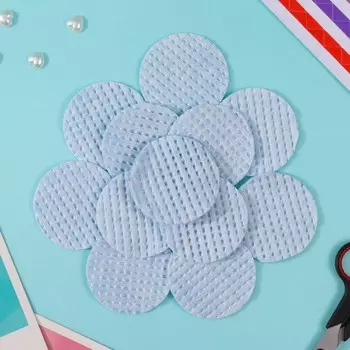 Ватные диски голубой 120 шт в п/э пакете