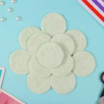 Ватные диски зеленый 50 шт в п/э пакете