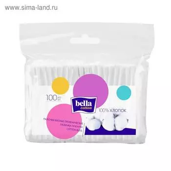 Ватные палочки Bella Cotton, 100 шт.