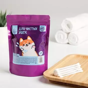 Ватные палочки «Для чистых ушек» 100шт