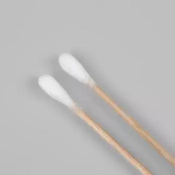 Ватные палочки на деревянной основе, 7 см, 100 шт.