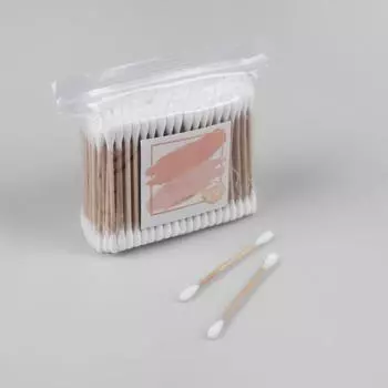 Ватные палочки на деревянной основе, биоразлагаемые, 7 см, 200 шт.